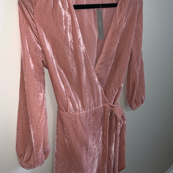 J.CREW Wrap Dress in Drapey Velvet NEW